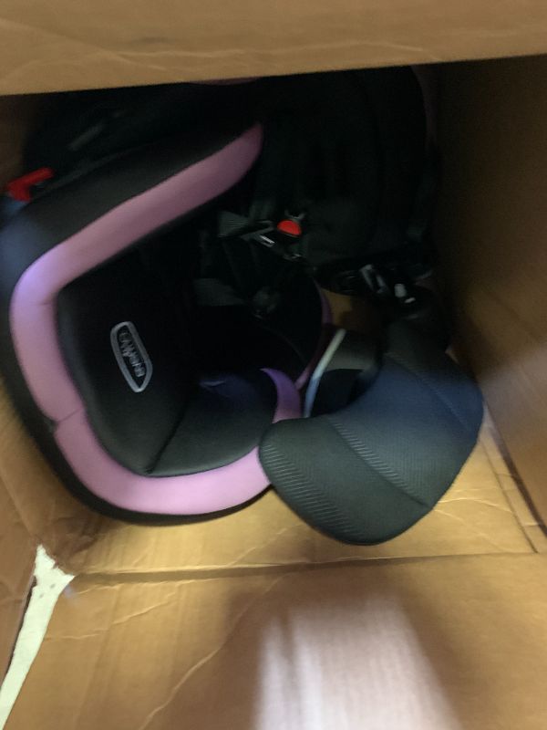 Photo 1 of **OPEN, USED** Evenflo Maestro Sport Convertible Booster Car Seat, Forward Facing, High Back, 5-Point Harness, for Kids 2 to 8 Years Old, Whitney Pink