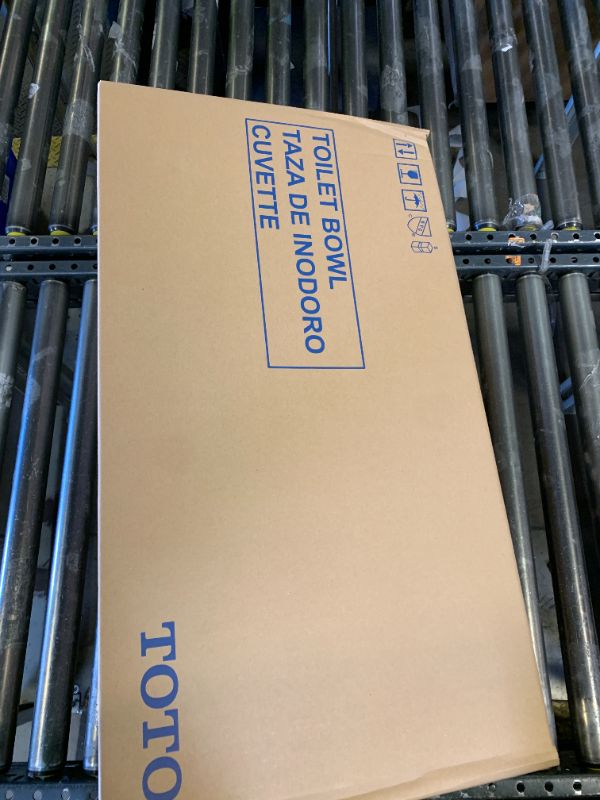 Photo 1 of TOTO Drake Elongated TORNADO FLUSH Toilet Bowl with CEFIONTECT, Cotton White - C776CEG#01