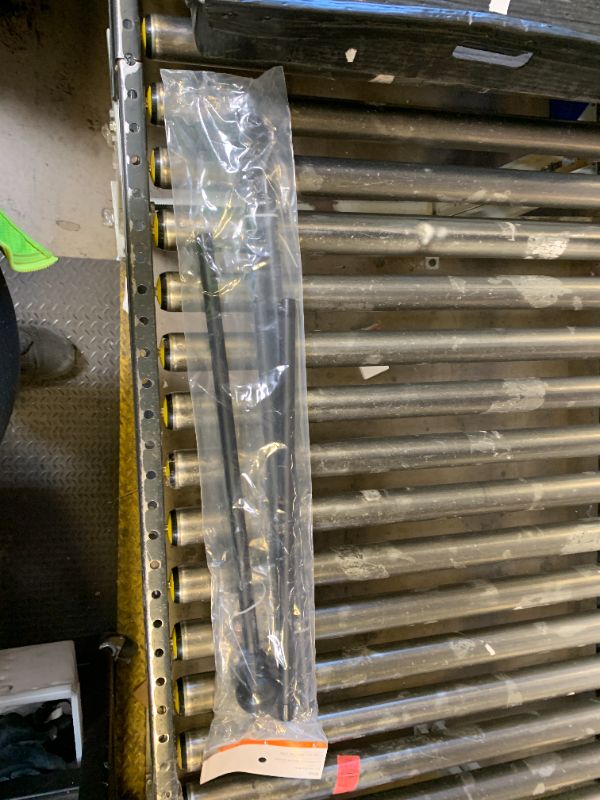 Photo 1 of Kenney KN80707 Bryce Ball End Decorative Bay Window Curtain Rod, 78-144" Adjustable Length (22-37" Adjustable Sides, 28-72" Adjustable Middle) Black Finish, 3/4" Diameter Steel Tube