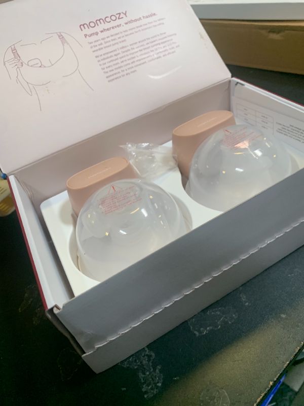 Photo 1 of Momcozy S9 Pro Upgraded Wearable Breast Pump, Hands-Free Design with Extended Battery Life & LED Display, Double Electric Portable Pump with 2 Modes & 9 Levels, 24mm, 2-Pack, Pink
