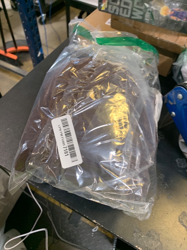 Photo 1 of MakeMeChic Women's Fall Sweaters Lace Peplum Mock Neck Cozy Sweater Pullover Brown X-Large