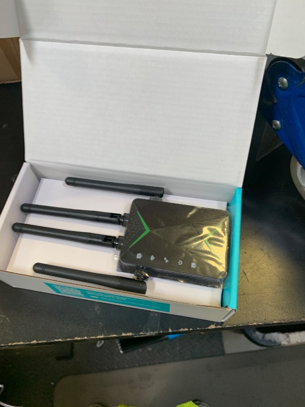 Photo 1 of Powerful WiFi Extender Signal Booster, Up to 15,000 Sq Ft & 60 Devices, Whole Home Coverage Internet Repeater Works with Any Router | Plug and Play