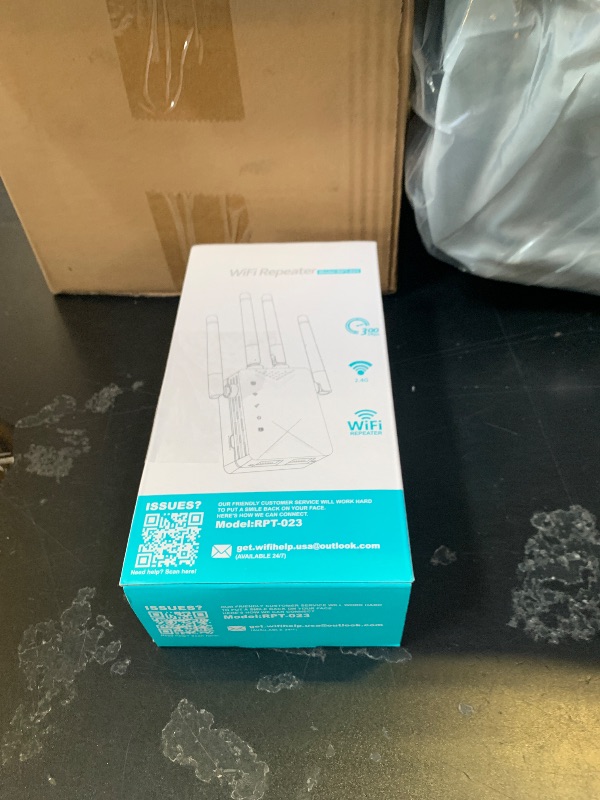 Photo 1 of Powerful WiFi Extender Signal Booster, Up to 15,000 Sq Ft & 60 Devices, Whole Home Coverage Internet Repeater Works with Any Router | Plug and Play