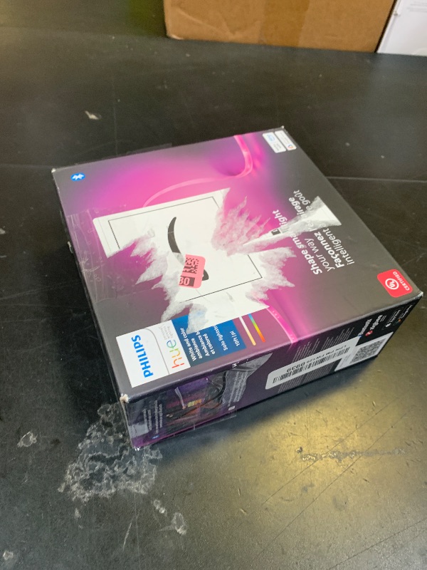 Photo 1 of PHILIPS Hue Indoor 10 Ft Smart RGBWW LED Solo Lightstrip Base Kit, 1 Pack, Control with Hue App, LED Strip Lights Compatible with Alexa, Google Assistant and Apple HomeKit