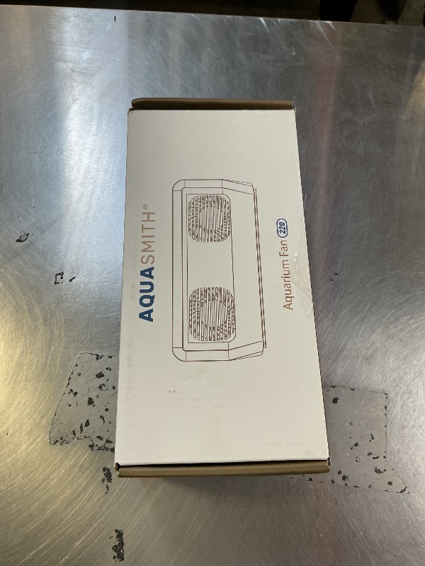 Photo 1 of AQUASMITH Aquarium Chiller Fan,Fish Tank Cooler with Temperature Control,Minimum Setting 59?,Auto Start/Stop,Refrigeration Effect 3-7?,3-Speed Modes,for Axolotl Seawater Freshwater Coral Grass Tank