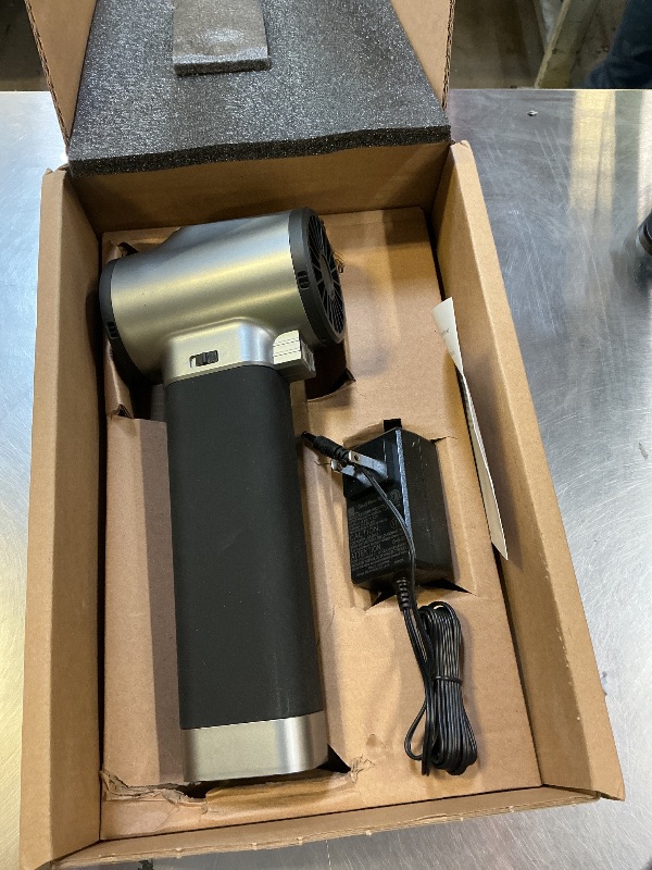 Photo 1 of Oley Turbo Dryer Blower for Car, 670CFM, 4Lb Thrust Car Dryer Air Blower with 2 Extended Tube & LED, 4.0Ah Battery and Charger, Super Electric Leaf Blower for Car/Lawn/Garage/Patio/Yard/Snow Removal