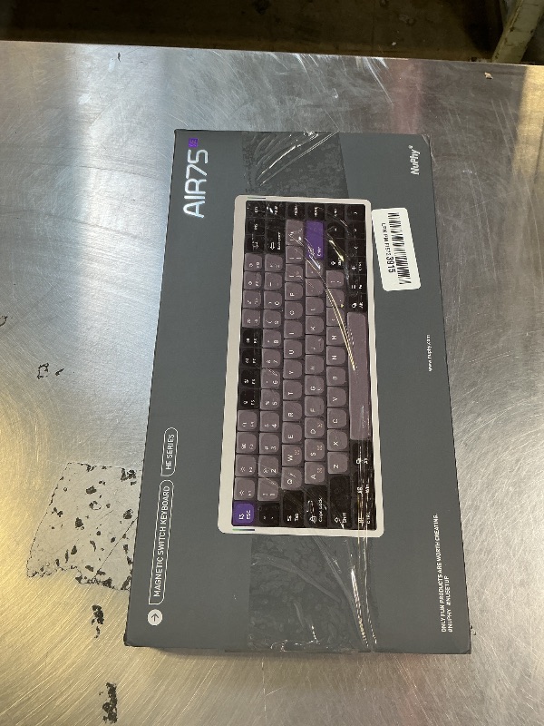 Photo 1 of nuphy Air75 HE Rapid Trigger Wired Custom Magnetic Gaming Keyboard,RGB HotSwap, 84 Keys 75% Layout Adjustable Actuation Esports Low-Profile Hall Effect Keyboard (Magnetic Jade Switch)