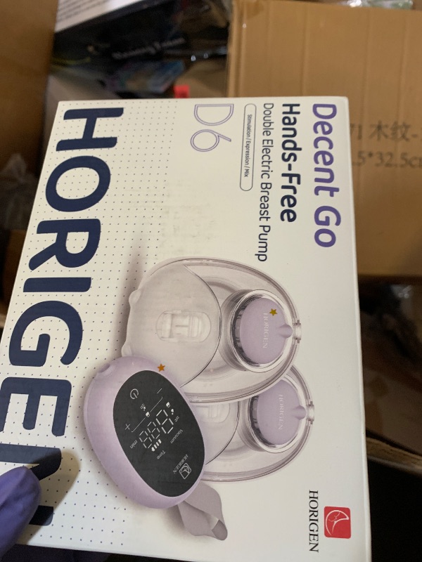 Photo 1 of Breast Pump D6, Ultra-Lightweight Hands Free Wearable Breast Pump with Upgraded Leak-Proof Double-Seal Flange, Electric Breastfeeding Pump 3 Modes | 9 Levels, 3 Fine-Tuned Rhythms, 15/17/19/21/25mm