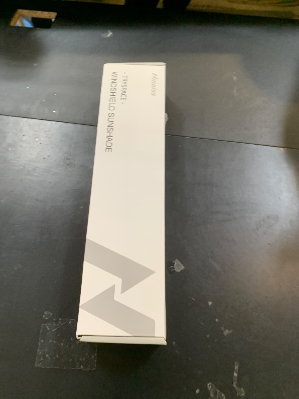 Photo 1 of [Upgraded] Nmoiss Windshield Sun Shade Umbrella - [Vinyl Coating Heat Shield] Protect Car from Sun Rays & Heat Damage Keep Cool and Protect Interior, Spring Structure Edge Medium 56" L x 31" W