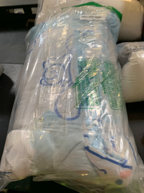 Photo 1 of **TWIN SIZE** Cinnamoroll Bedding 7 Piece Super Soft Cozy Reversible Comforter and Sheet Set with Sham, Twin, (100% Official Licensed Product) by Franco