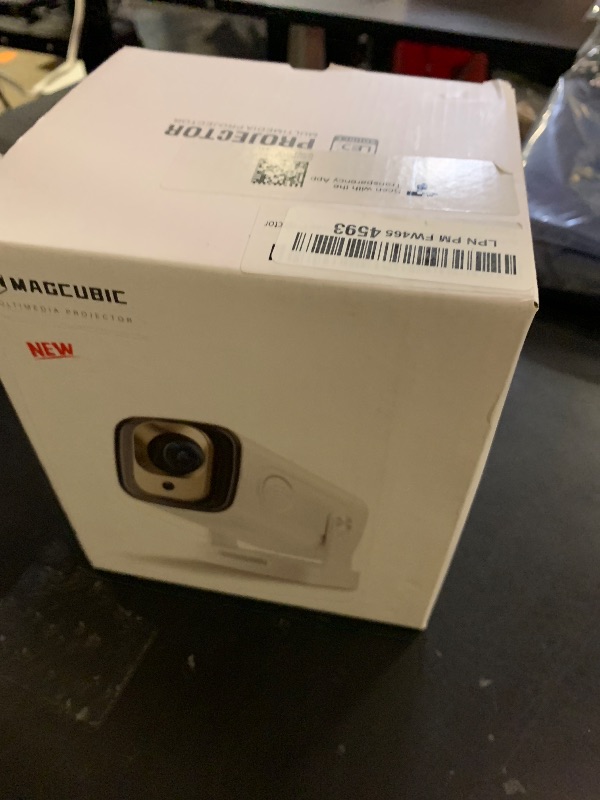 Photo 1 of ?Auto Focus&1080P?Magcubic Mini Smart Projector with 4K Support, Portable Projector with Wifi and Bluetooth, 5W Speaker, Built in Apps, Voice Control, Outdoor Movie Projector