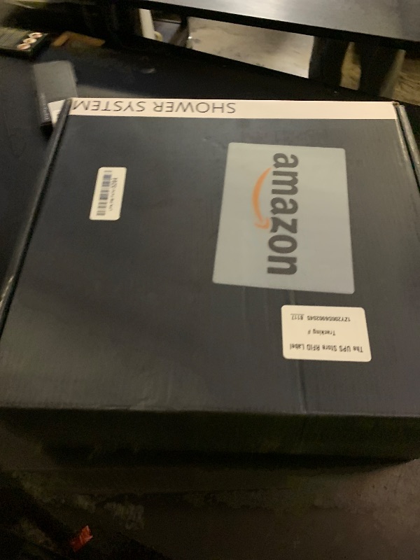 Photo 1 of Shower System with Tub Spout, Black Bathtub Shower Faucet Set, 8" Rain Shower Head and Handheld Spray Combo, Round Shower Head and Handle Set with Tub Spout (Valve Included), Matte Black