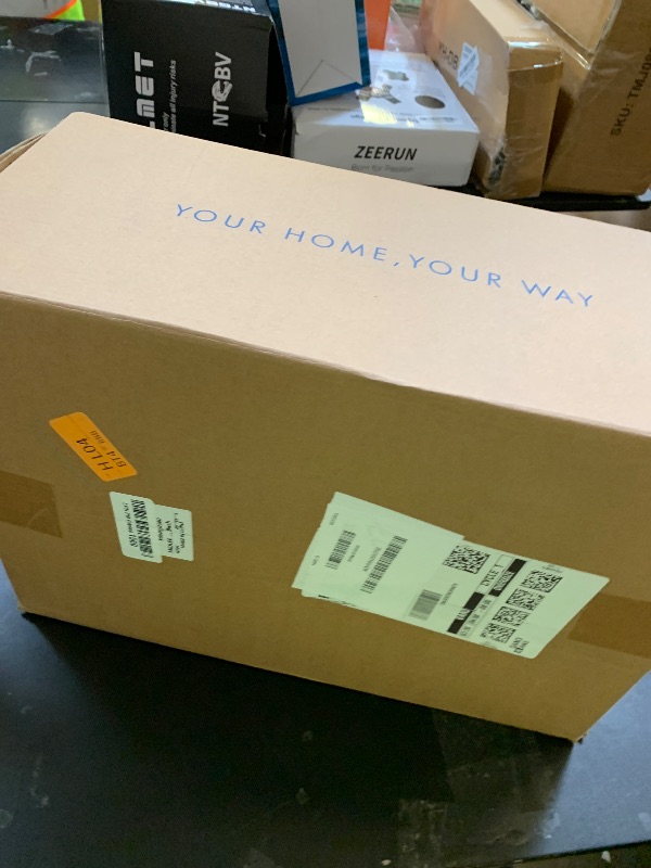 Photo 1 of MIULEE Pinch Pleated Thick Linen Curtains 96 Inches 4 Panels Set Ivory Cream Back Tab Memory Trained Pinch Pleat Semi Sheer Light Filtering Privacy Curtains Window Drapes for Living Room Bedroom Birch