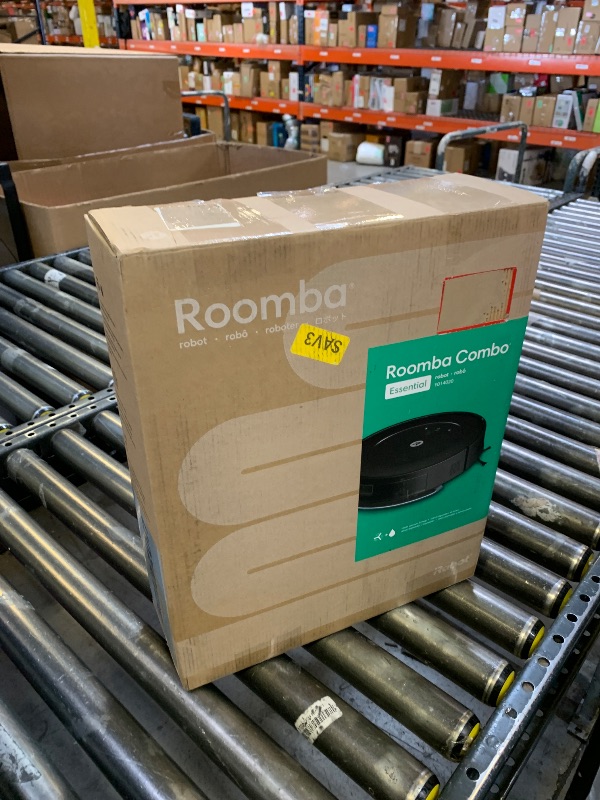 Photo 1 of iRobot Roomba Robot Vacuum and Mop Combo (Y0140) - Vacuums & mops, Easy to use, Power-Lifting Suction, Multi-Surface Floors, Smart Navigation, Cleans in Neat Rows, Self-Charging, Bagless, Space-Saving