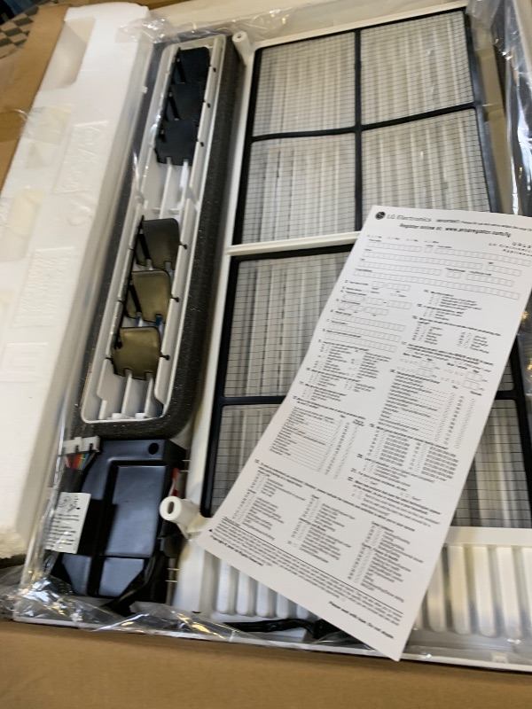 Photo 1 of LG 10000 BTU Window Air Conditioners [2023 New] Remote Control WiFi App Ultra-Quiet Washable Filter Cools 450Sq.Ft for Medium & Large Room AC Unit air conditioner Easy Install White LW1017ERSM1