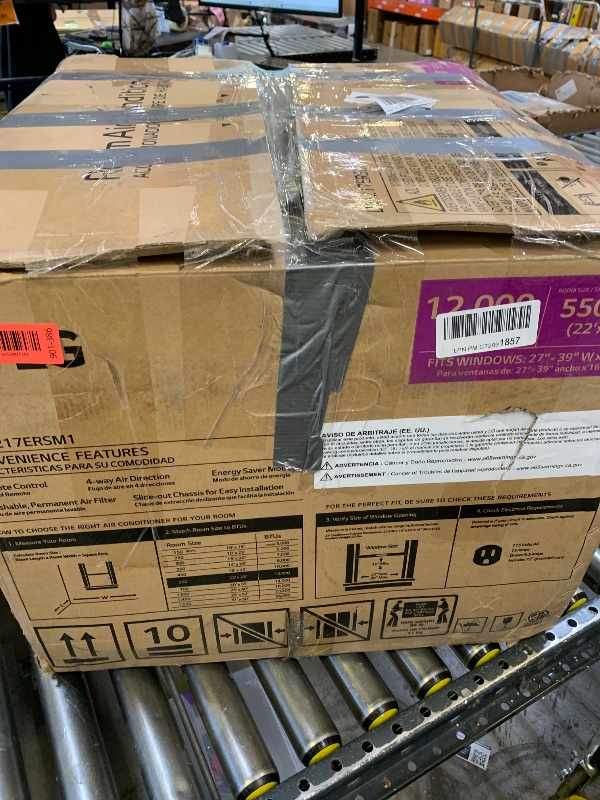 Photo 1 of LG 10000 BTU Window Air Conditioners [2023 New] Remote Control WiFi App Ultra-Quiet Washable Filter Cools 450Sq.Ft for Medium & Large Room AC Unit air conditioner Easy Install White LW1017ERSM1