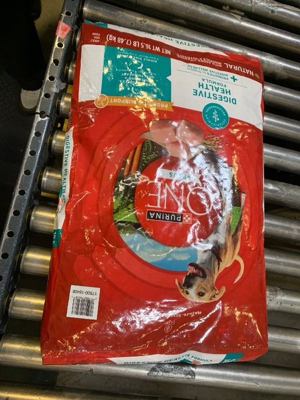 Photo 1 of Purina One Plus Digestive Health Formula Dry Dog Food Natural with Added Vitamins, Minerals and Nutrients - 16.5 Lb. Bag