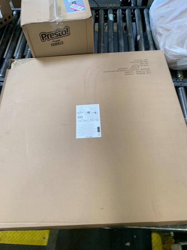 Photo 1 of Amazon Basics Foldable Metal Platform Bed Frame with Tool Free Setup, 18 Inches High, Sturdy Steel Frame, No Box Spring Needed, Twin, Black