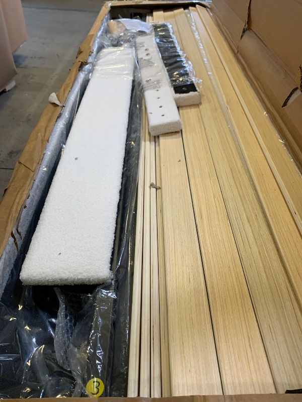 Photo 1 of viplov King Size Boucle Upholstered Platform Bed Frame with Adjustable Headboard, Soft Cloud Bed, No Box Spring Needed, Noise Free, Easy Assembly, White