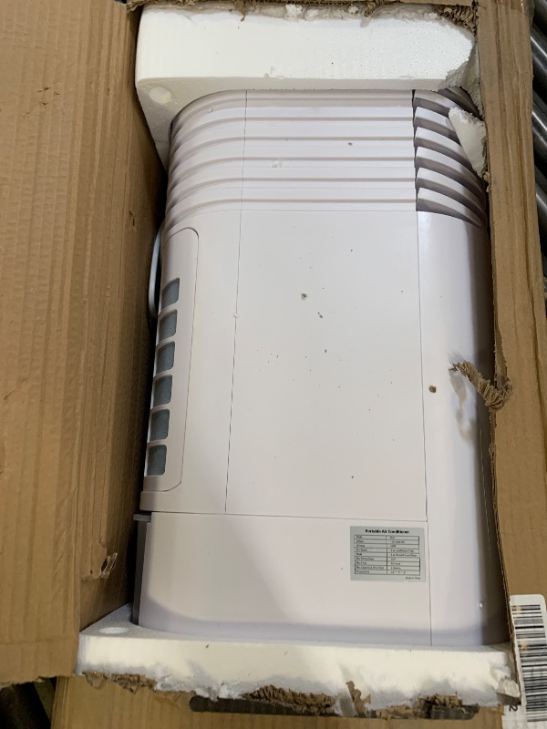 Photo 1 of CENSTECH Portable Windowless Air Conditioner with 4 Modes&3 Speeds, 15H Timer, 2Gal Tank for 24H Cooling Swamp Cooler, 4Ice Packs, 1800CFM, 120°Swing, Remote Evaporative Air Cooler for Indoor Bedrooms