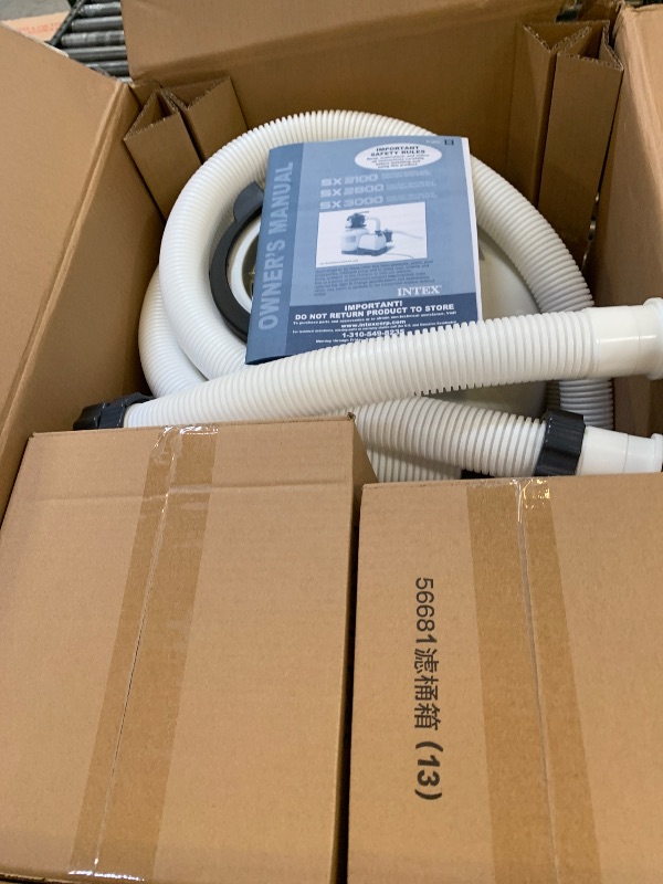 Photo 1 of Intex 26651EG 3,000 GPH Above Ground Pool Sand Filter Pump with Automatic Timer