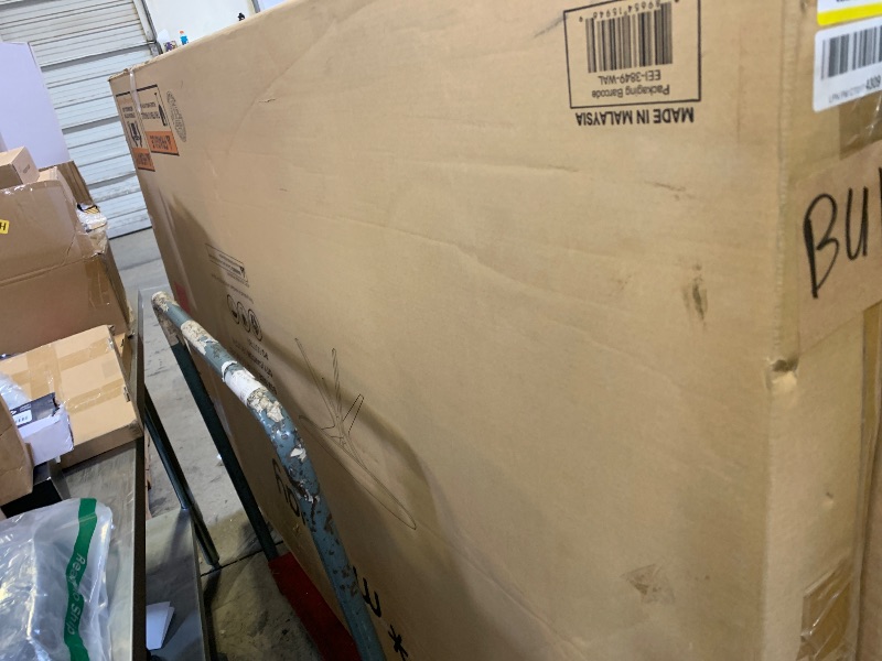 Photo 1 of Modway Crossroads 71" Oval Wood Dining Table, Walnut