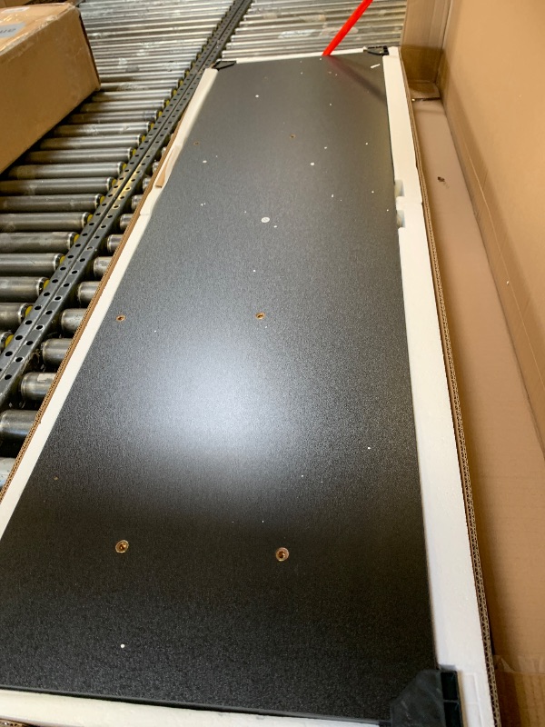 Photo 1 of SHW 55 x 28 Inches Electric Height Adjustable Standing Desk with Drawer and Memory Preset, Black