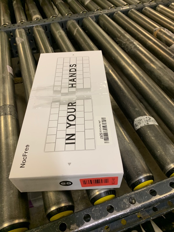 Photo 1 of NocFree Wireless Ergonomic Split Mechanical Keyboard - Linear, Hot-Swappable, Compact 60% Layout, Programmable for Mac & Windows, PBT Keycaps(Standard Version)