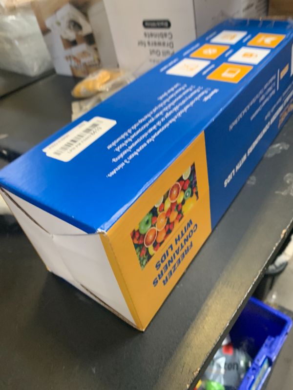 Photo 1 of 10 Pack 34oz Reusable Freezer Food Storage Containers with Twist Top Lids, Airtight Plastic Meal Prep Food Containers for Leftover Lunch Fruit Salad Oats, Clear Large Soup Container Microwave Safe