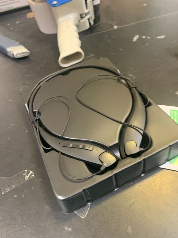 Photo 1 of YOSDOM Neckband Bluetooth Headphones, Around The Neck Headphones 24H+ Playtime, Bluetooth Headsets with Call Vibration, Shark Jaw Design Wireless Earbuds+Noise Isolation/Built-in Mic/IPX7 Waterproof