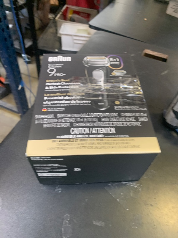 Photo 1 of Braun Series 9 PRO+ Electric Shaver, Pro SensoAdapt, 6in1 SmartCare Center, Wet & Dry Razor, 9660CCPS, Black