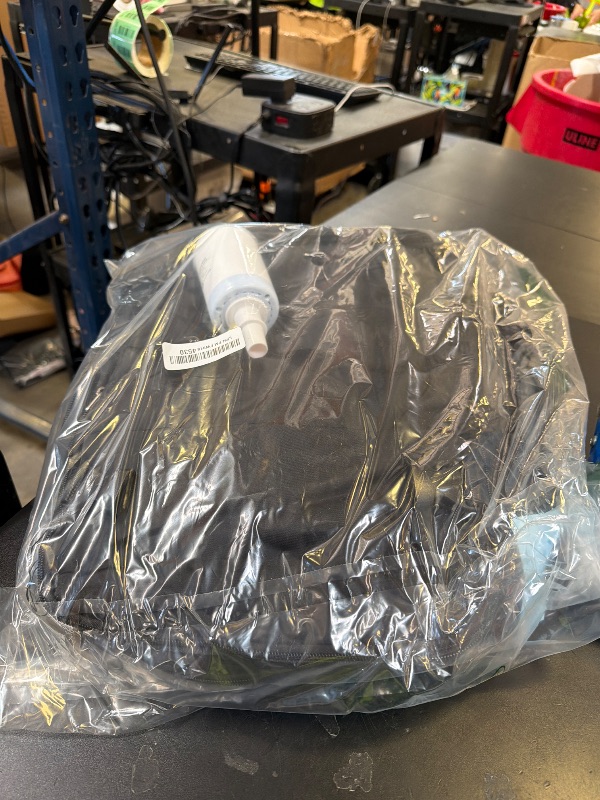 Photo 1 of POIXM Vacuum Seal Travel Backpack 60L Expandable Air Compression System Water Resistant TSA Lock Carry-On Suitcase Luggage Black - Vacuum Pump Included