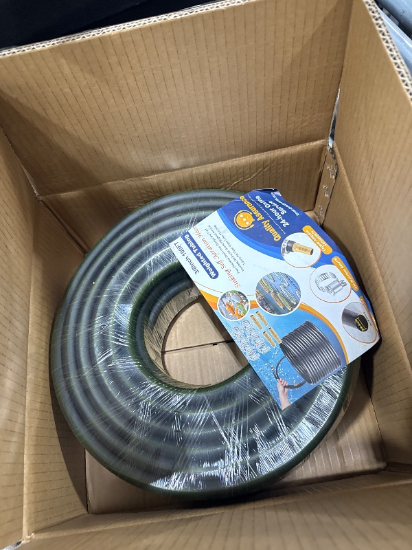 Photo 1 of ? inch Self Sinking Aeration Hose,100 Feet Pond Aerator Hose Kit with 4 Copper Menders and 8 Stainless Steel Use for Aquaculture,Garden and Lake Aeration of Aeration and Water Re-circulatio