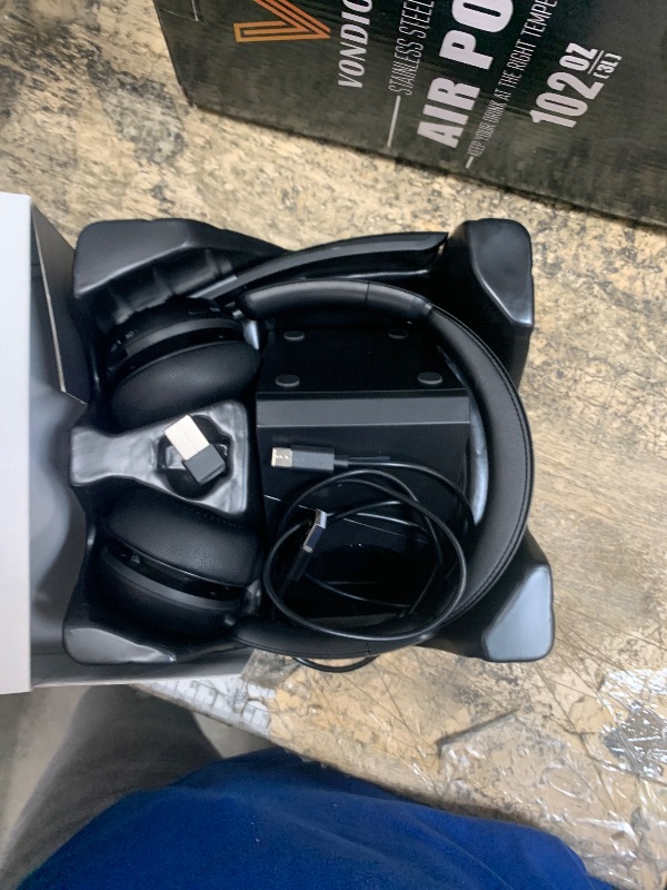 Photo 1 of (2025 Upgraded) Wireless Headset with Mic for Work, Bluetooth Headset with Noise Canceling Microphone with Dongle, Charging Base & Mic Mute, Wireless Headphones for Work from Home/PC/Computer