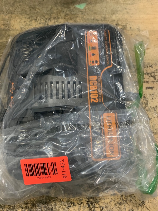 Photo 1 of ?Simultaneously Charging | 2 USB Ports? Fast 12/20V MAX Battery Charger Replacement for Dewalt Dual Charger DCB102, Double Battery Charger Compatible with Dewalt 12V/20V Max Li-Ion Batteries