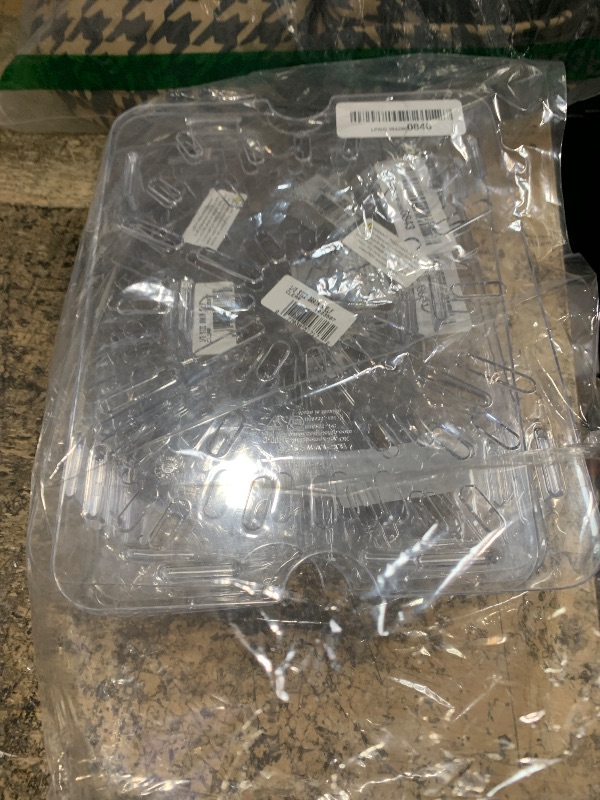 Photo 1 of  5 Carlisle FoodService Products Storplus Food Pan Drain Shelf for Kitchens, Restaurants, and Hotels, Polycarbonate, 1/2 Size, Clear