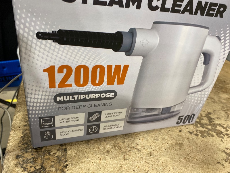 Photo 1 of ***PARTS ONLY*** Killrose Handheld Steam Cleaner, Pressurized Steam Cleaner with 10–15s Fast Heat, Dual Power Modes & Self-Clean, Multi-Surface Steamer with 12 Accessories for Kitchen, Bathroom, Car