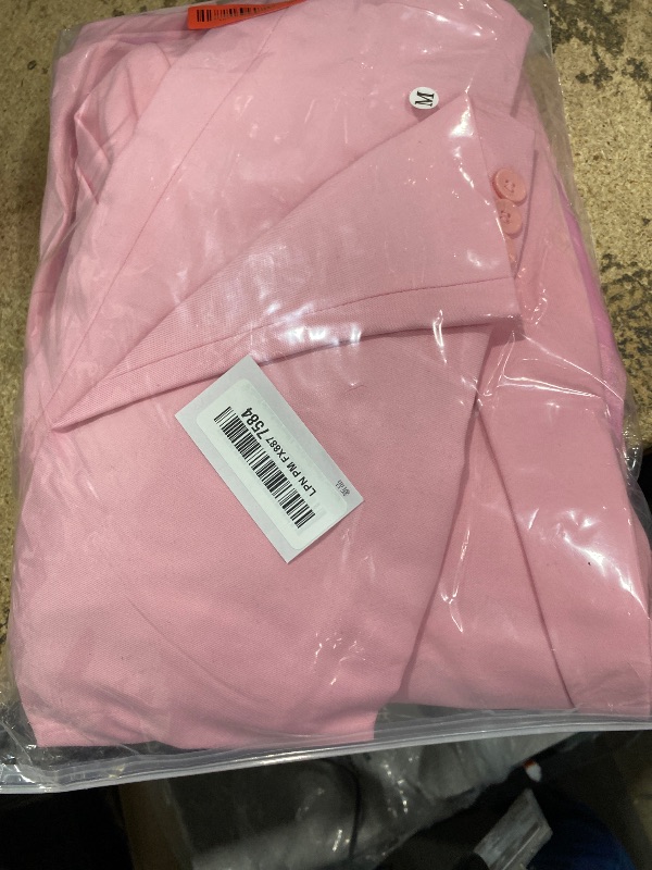 Photo 1 of (MEDIUM, TALL) Men's Suit 3 Pieces Slim Fit Formal Business Wedding 2 Buttons Pink Blazer Vest Pants Set Tuxedo M
