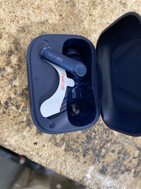 Photo 1 of **Only one earbud** EarFun Air Pro 4 Adaptive Hybrid Noise Canceling Wireless Earbuds, Qualcomm Snapdragon Sound, aptX Lossless, 6 Mics AI CVC 8.0 Call, LDAC Hi-Res Audio, 52H Playtime, Bluetooth 5.4 (Royal Blue) Right ear bud missing