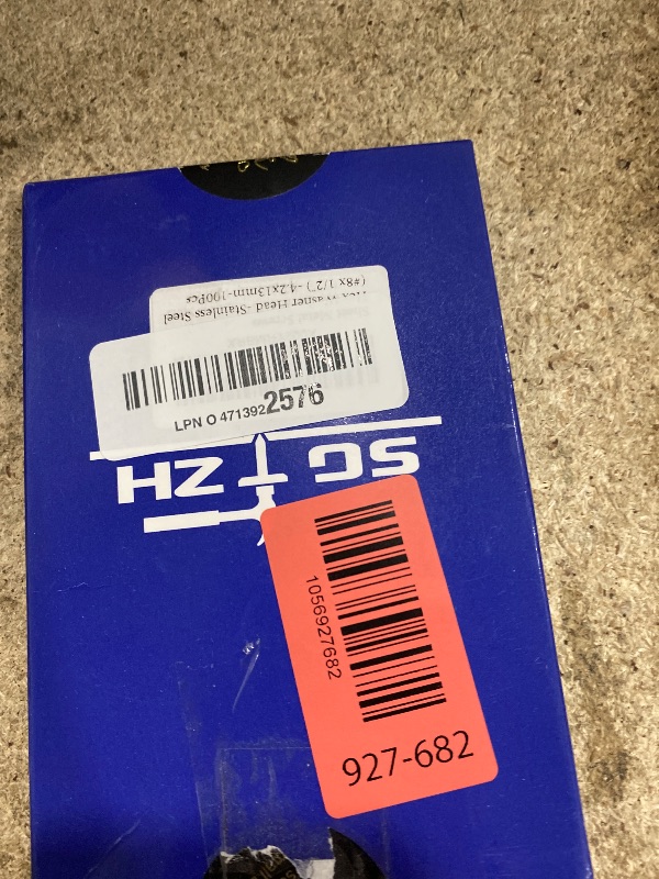 View 2 of #8 x 1/2" Sheet Metal Screws 100PCS 410 Stainless Steel Hex Washer Head Fast Self Tapping Screws by SG TZH