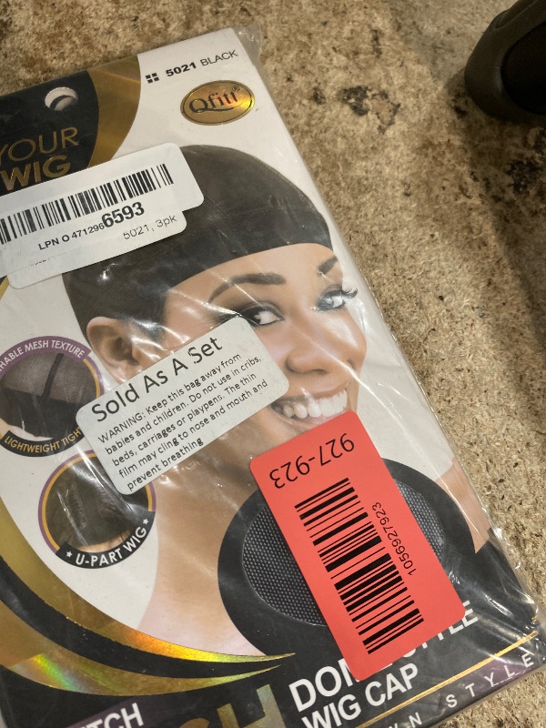 Photo 1 of (3 Pack) Qfitt Mesh Dome Style Wig Cap Extra Large #5