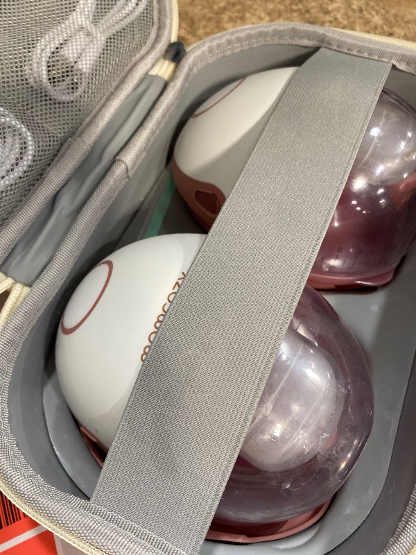 Photo 1 of ***********USED, ALSO MISSING ACCESSOREIS***********
Momcozy Breast Pump Hands Free Mobile Style | M6, Wearable Breastfeeding Pump Ideal Rhythm for More Milk, DoubleFit Flange More Fit & Discreet with 3 Modes & 9 Levels, 24mm - 2 Pack Cozy Red