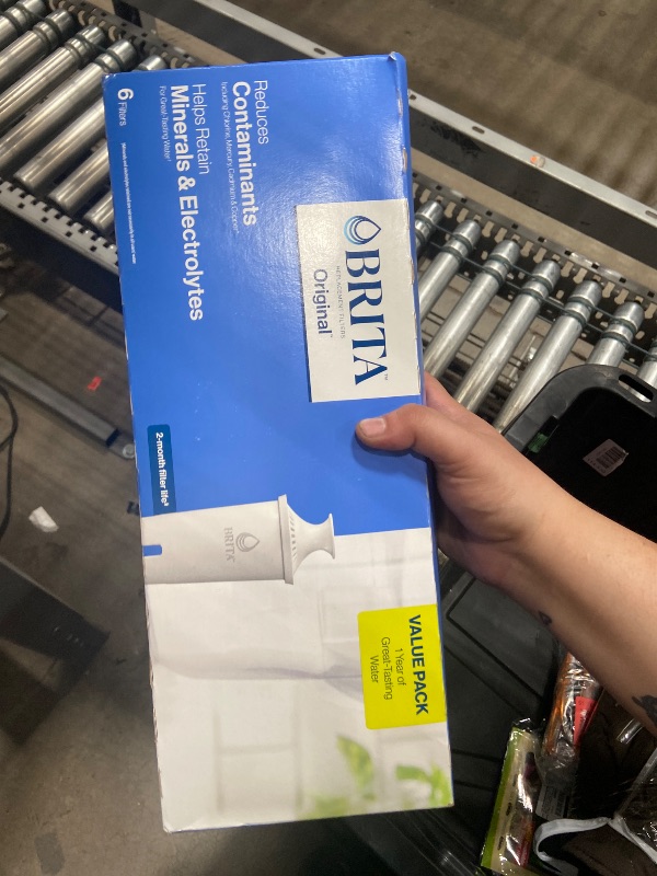 Photo 1 of ***FACTORY SEALED***Brita Standard Water Filter for Pitchers and Dispensers, Reduces Copper, Cadmium and Mercury Impurities, Lasts Two Months or 40 Gallons, Includes 6 Filters for Pitchers