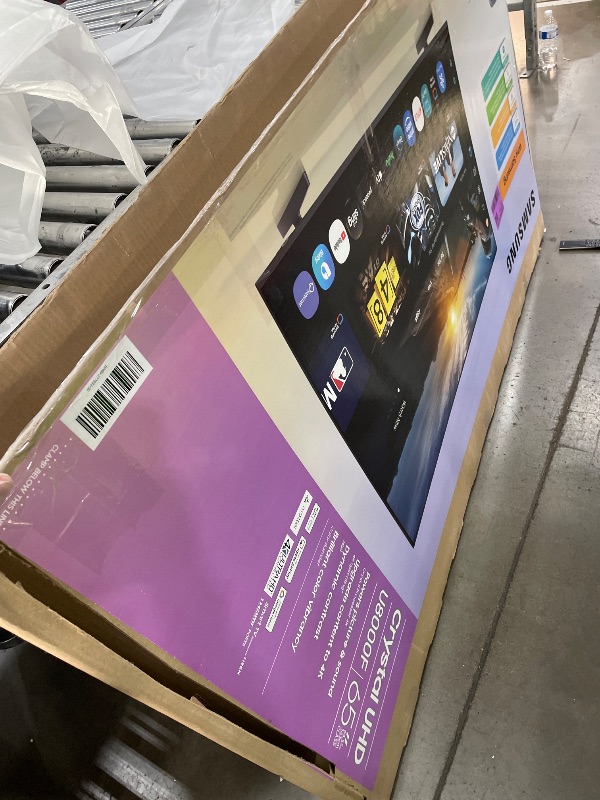 Photo 1 of (broken screen)(sold for parts) Samsung 65-Inch Class Crystal UHD U8000F 4K Smart TV (2025 Model) Endless Free Content, Crystal Processor 4K, MetalStream Design, Knox Security, Alexa Built-in