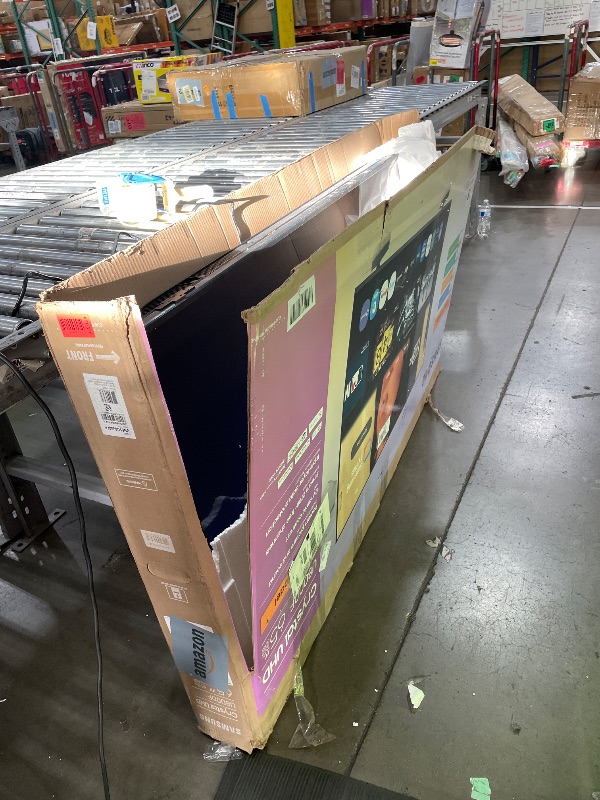 Photo 1 of (sold for parts only)(used)(does not power on) Samsung 65-Inch Class Crystal UHD U8000F 4K Smart TV (2025 Model) Endless Free Content, Crystal Processor 4K, MetalStream Design, Knox Security, Alexa Built-in