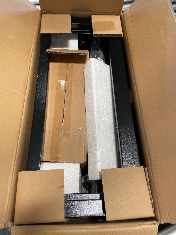 Photo 1 of (SOLD AS PARTS,. UNTESTED) Alpine Corporation Mirror Waterfall Fountain with Stones and Lights - Zen Indoor/Outdoor Decor for Office, Living Room, Patio, Entryway - 72 Inches