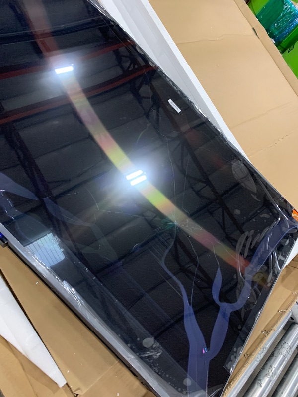 Photo 1 of (cracked screen)(sold for parts) TCL 55 Inch Class QM6K Series | Mini LED QLED 4K HDR | 55QM6K, 2025 Model | 120HZ-144HZ High Brightness Smart Google TV Dolby Atmos Onkyo Audio | Voice Remote Alexa Gaming Streaming Television