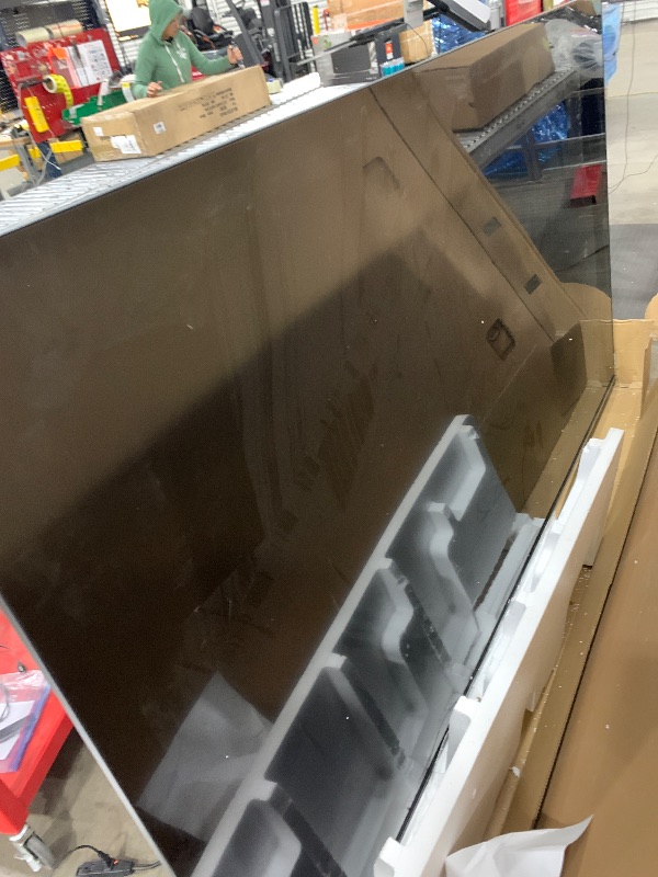 Photo 1 of (tested)(does not power on)(sold for parts) TCL 98-Inch Class S5 4K LED Smart TV with Google TV (98S550G, 2023-Model), Dolby Vision, HDR Ultra, Dolby Atmos, Google Assistant Built-In with Voice Remote, Works with Alexa, Streaming UHD Television