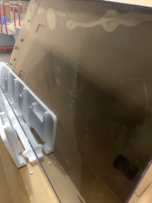 Photo 1 of (tested)(does not power on)(sold for parts) TCL 98-Inch Class S5 4K LED Smart TV with Google TV (98S550G, 2023-Model), Dolby Vision, HDR Ultra, Dolby Atmos, Google Assistant Built-In with Voice Remote, Works with Alexa, Streaming UHD Television