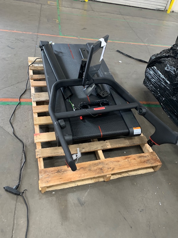 Photo 1 of (tested will not power on)(see all images) Peloton Cross Training Tread, Treadmill for Running, Walking, and Hiking with Manual or Auto-Incline Options and Immersive 24” HD Touchscreen, Exercise Equipment for Home Cardio and Strength Workouts